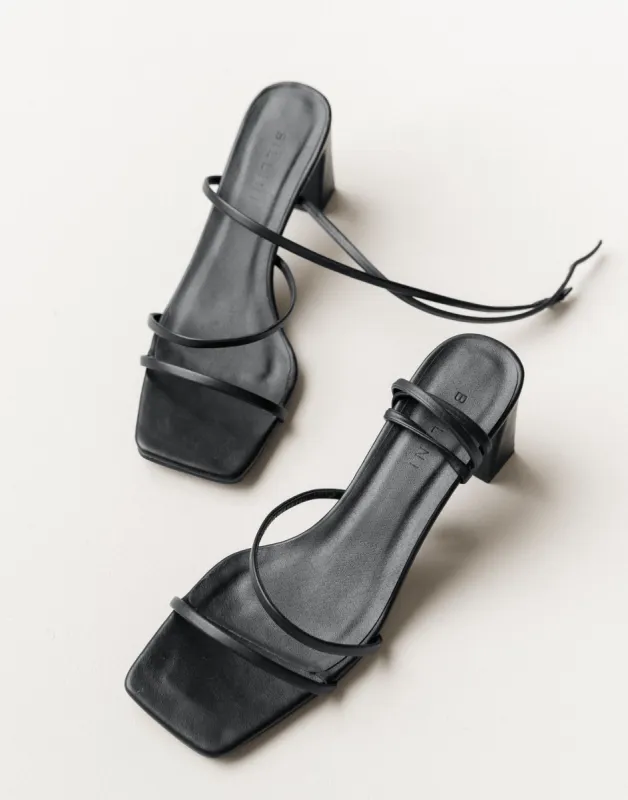 Iziah Heels (Black) - By Billini sold by Charcoal Clothing