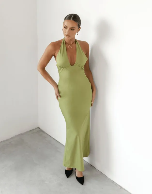 Brooklyn Maxi Dress (Green) sold by Charcoal Clothing
