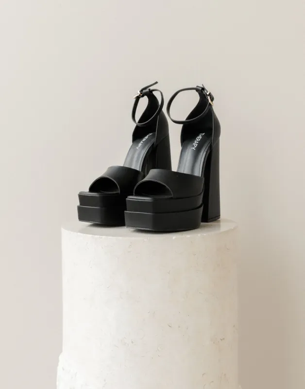 Virtue Heels (Black) - By Therapy sold by Charcoal Clothing