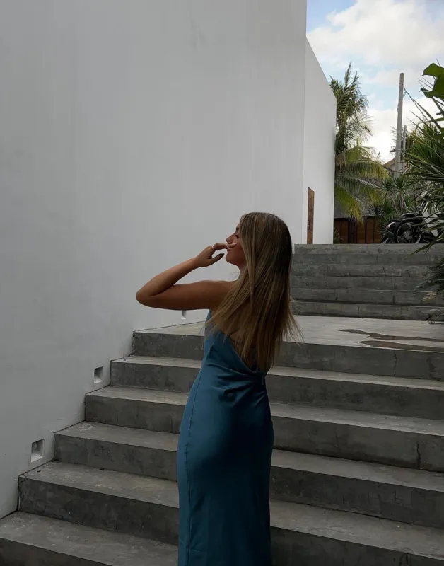 Ceclia Maxi Dress (Teal) sold by Charcoal Clothing