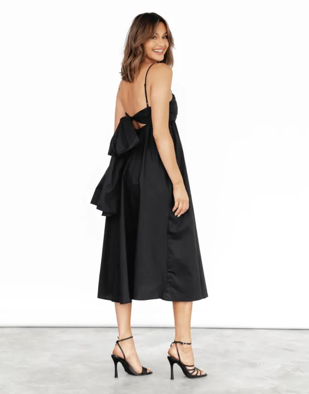 Love Lane Midi Dress (Black) sold by Charcoal Clothing