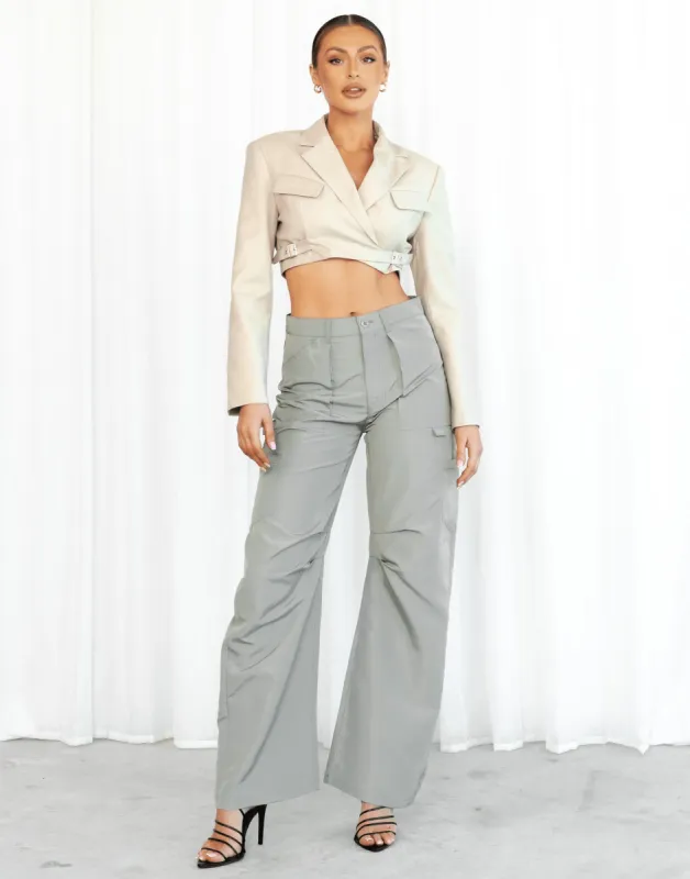 Anja Crop Top (Camel) - By Lioness sold by Charcoal Clothing
