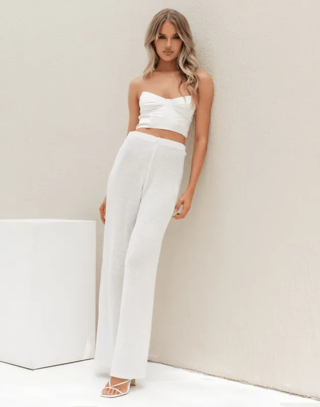 Ayda Corset Top (White) sold by Charcoal Clothing