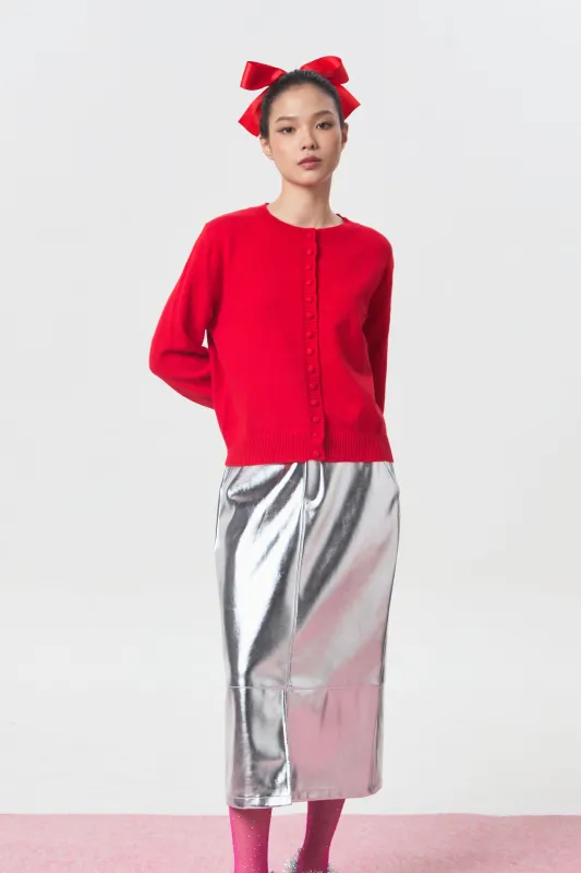 PEWTER SKIRT SILVER - CALLIE FT. CISSYLIA sold by Callie Cotton