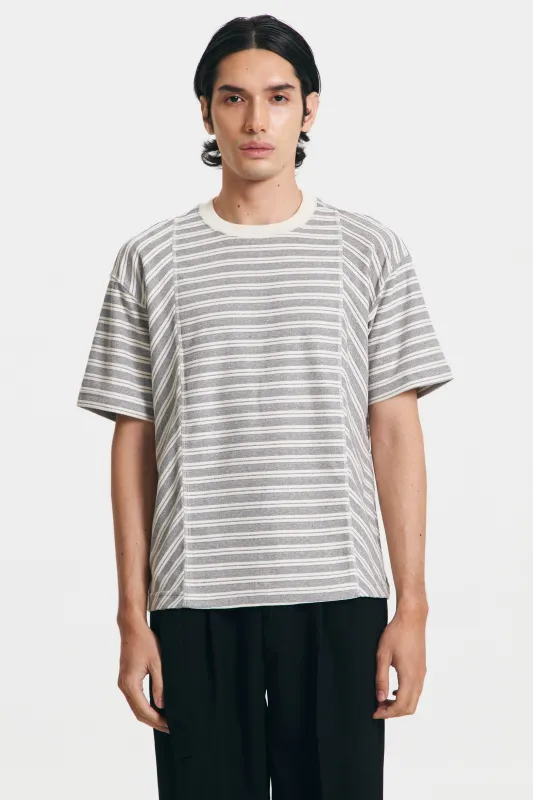 HIMEJI T-SHIRT GREY STRIPES sold by Callie Cotton