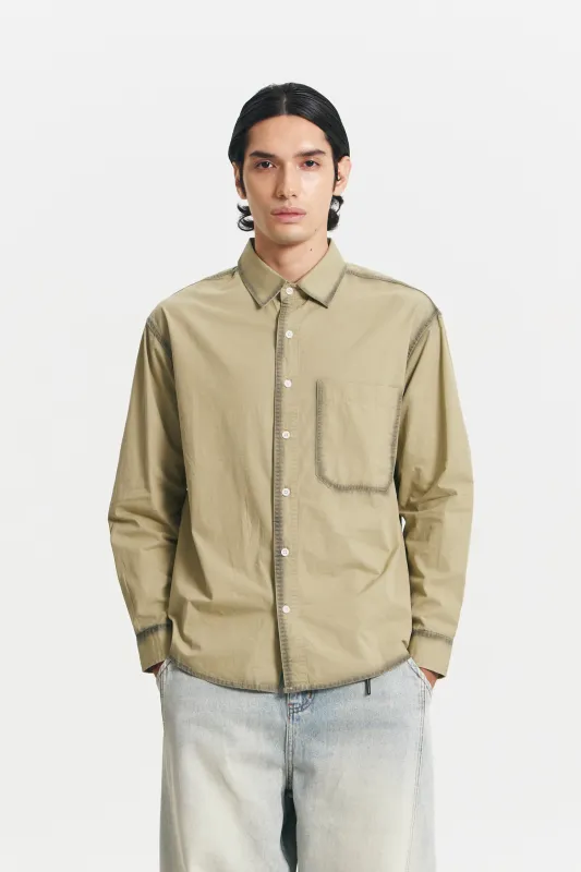 LOUVRE SHIRT GREEN sold by Callie Cotton