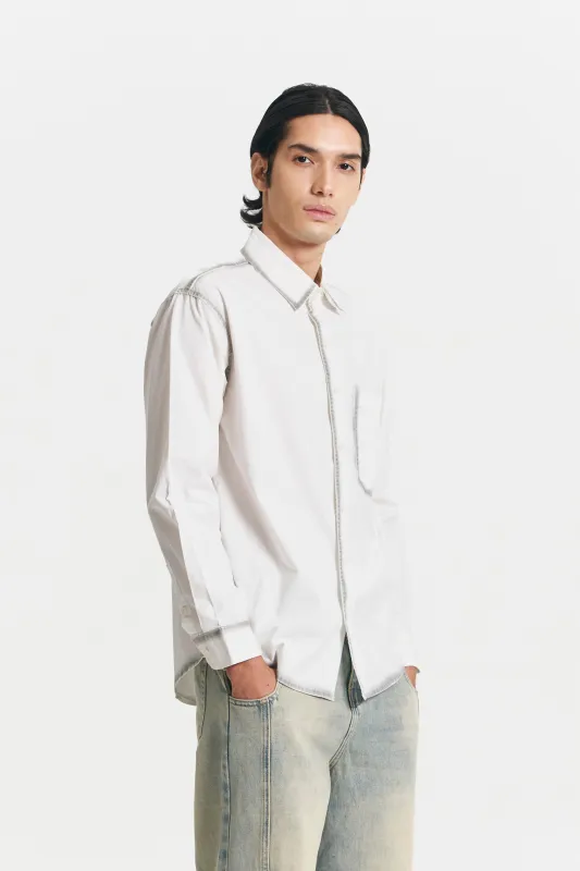 LOUVRE SHIRT WHITE sold by Callie Cotton