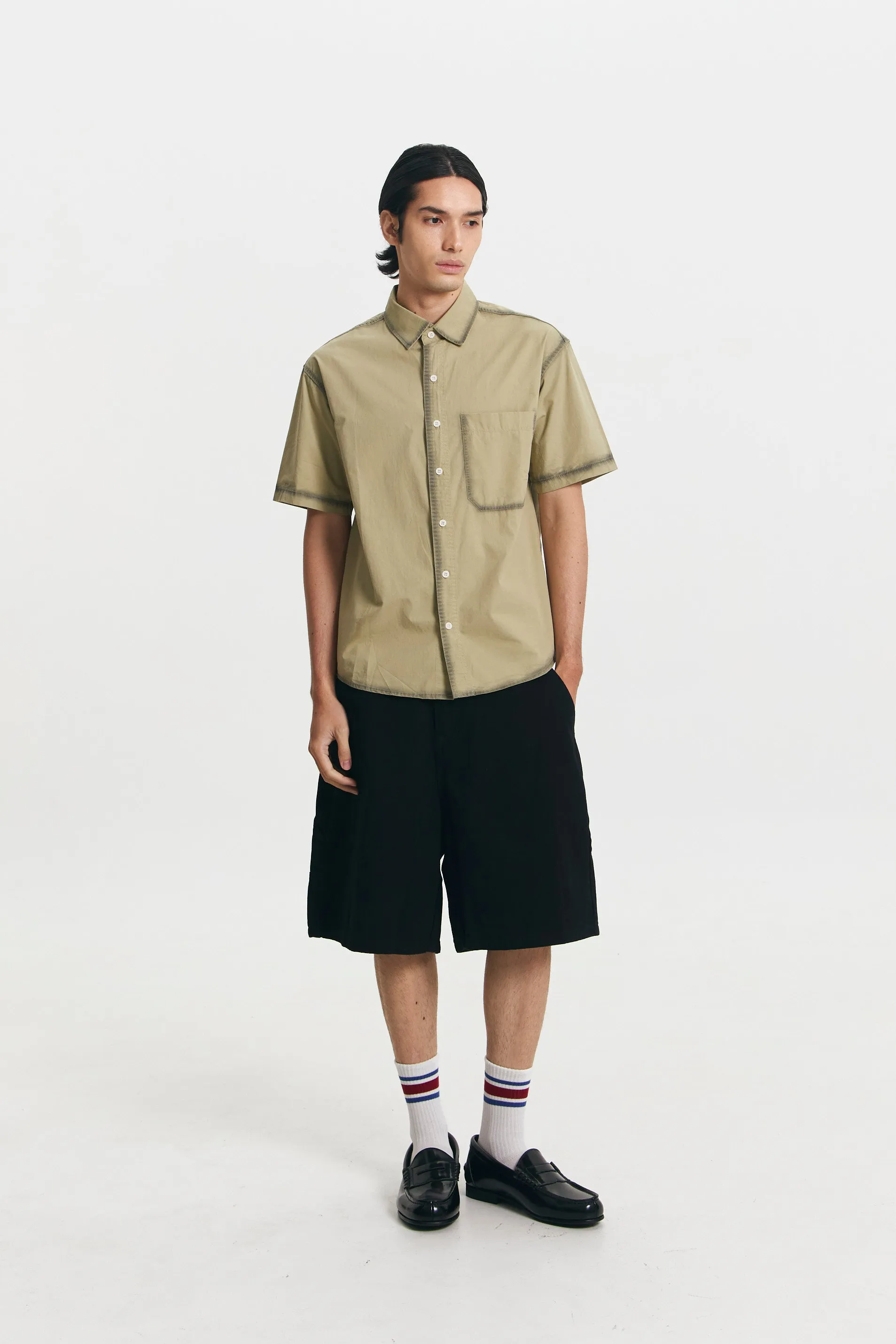 LOUVRE TOP GREEN sold by Callie Cotton product image thumbnail 4