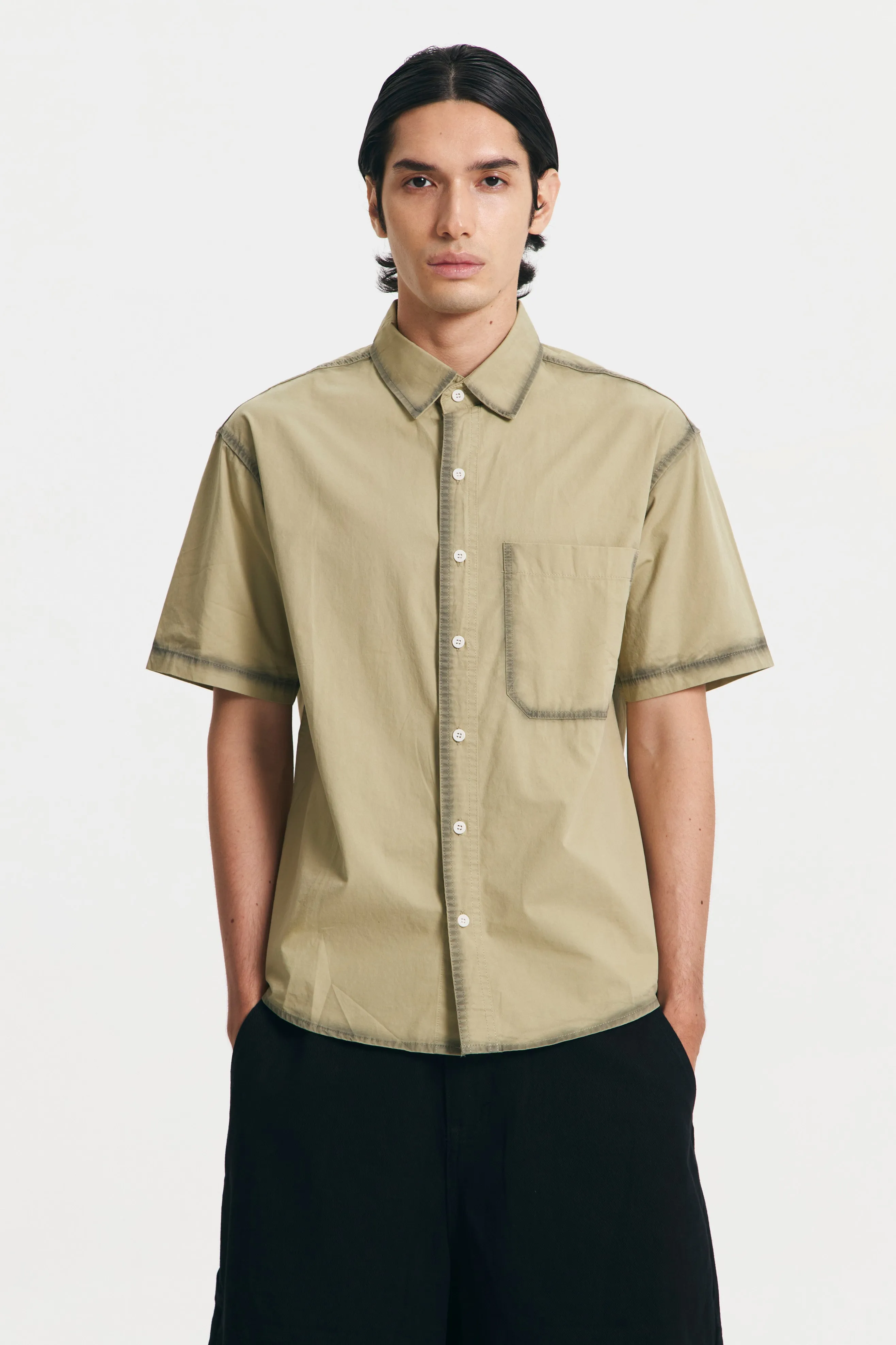 LOUVRE TOP GREEN sold by Callie Cotton product image thumbnail 3