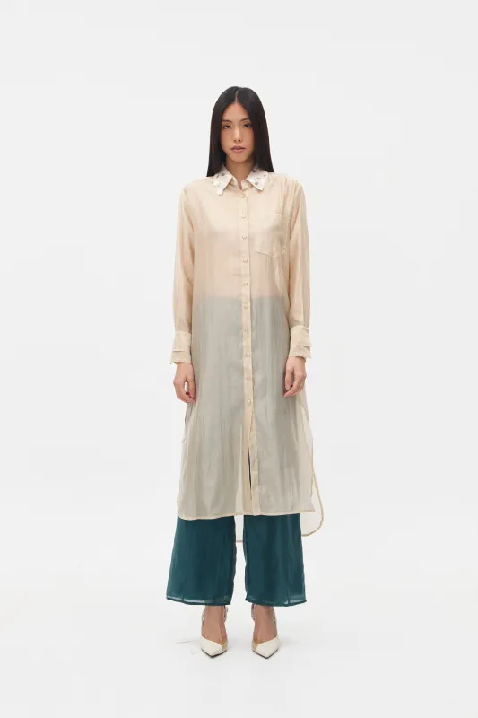 EOWYN DRESS SOFT BEIGE sold by Callie Cotton