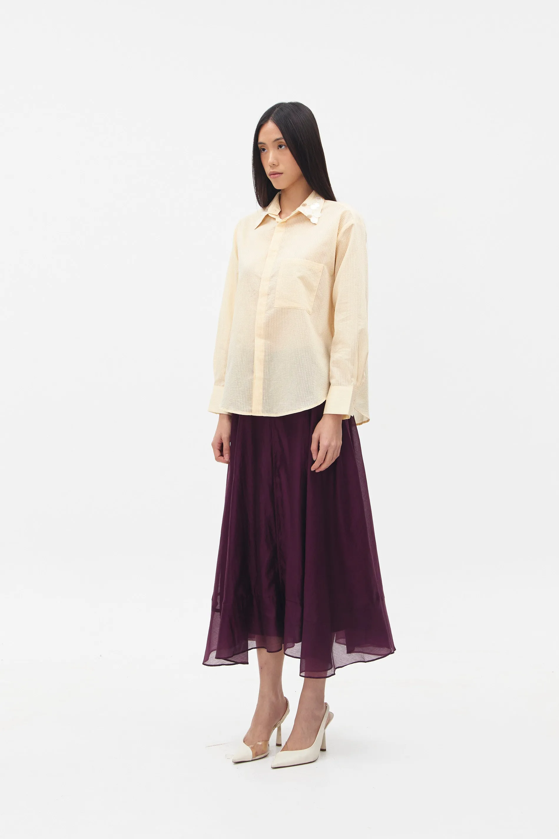 DARCY SHIRT YELLOW sold by Callie Cotton product image thumbnail 2