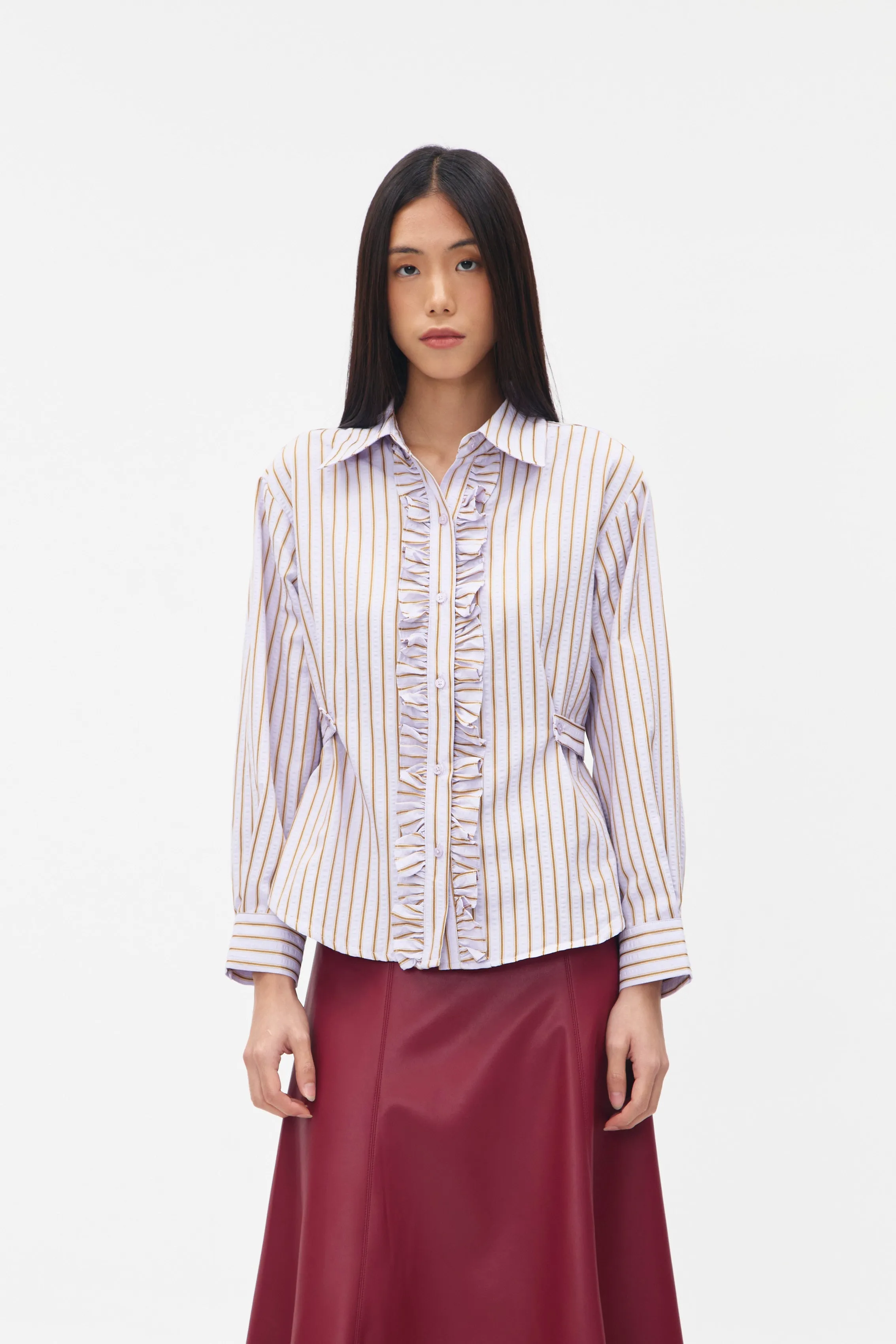 ARLEN SHIRT PURPLE sold by Callie Cotton