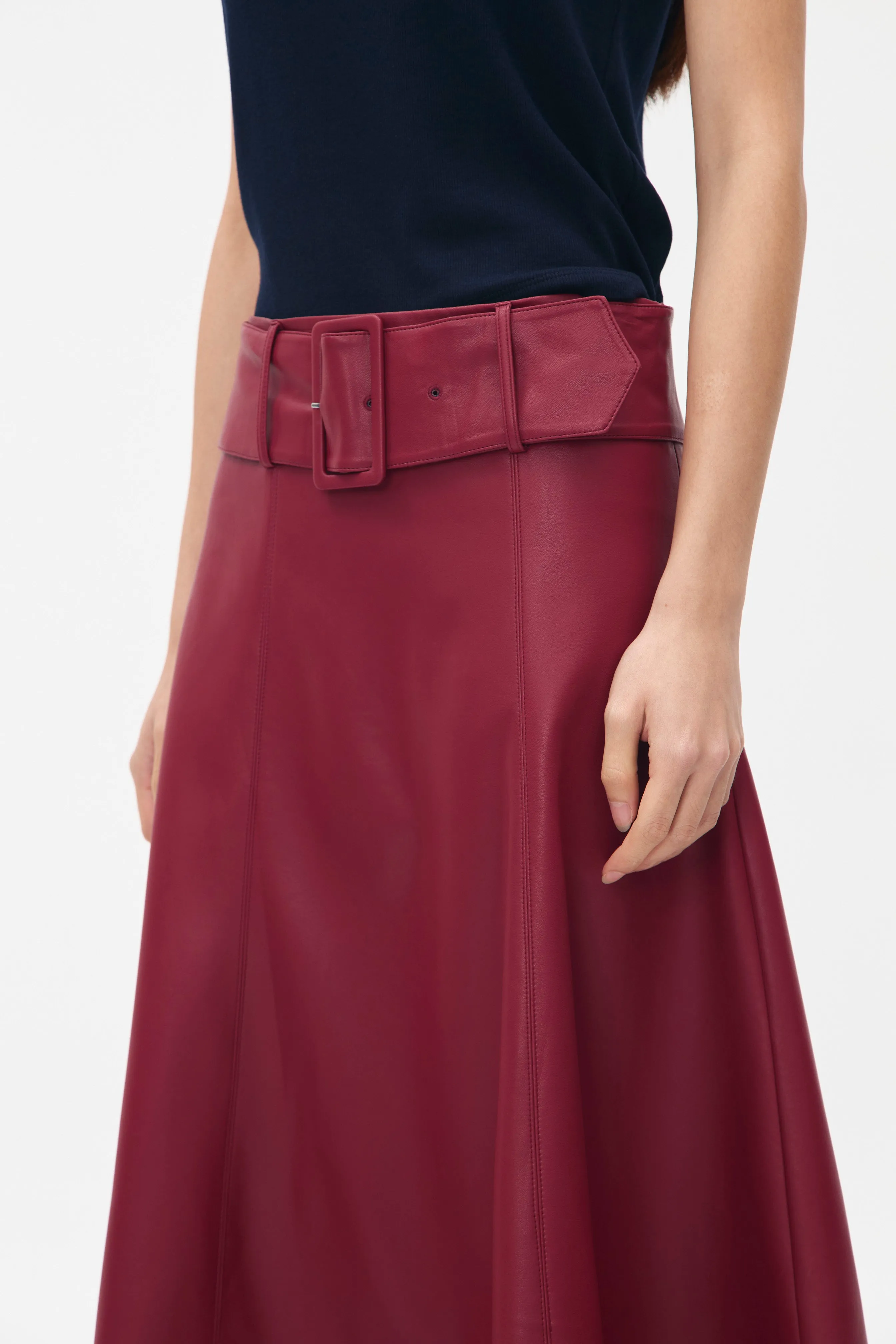 HORATIO SKIRT MAROON sold by Callie Cotton product image thumbnail 2