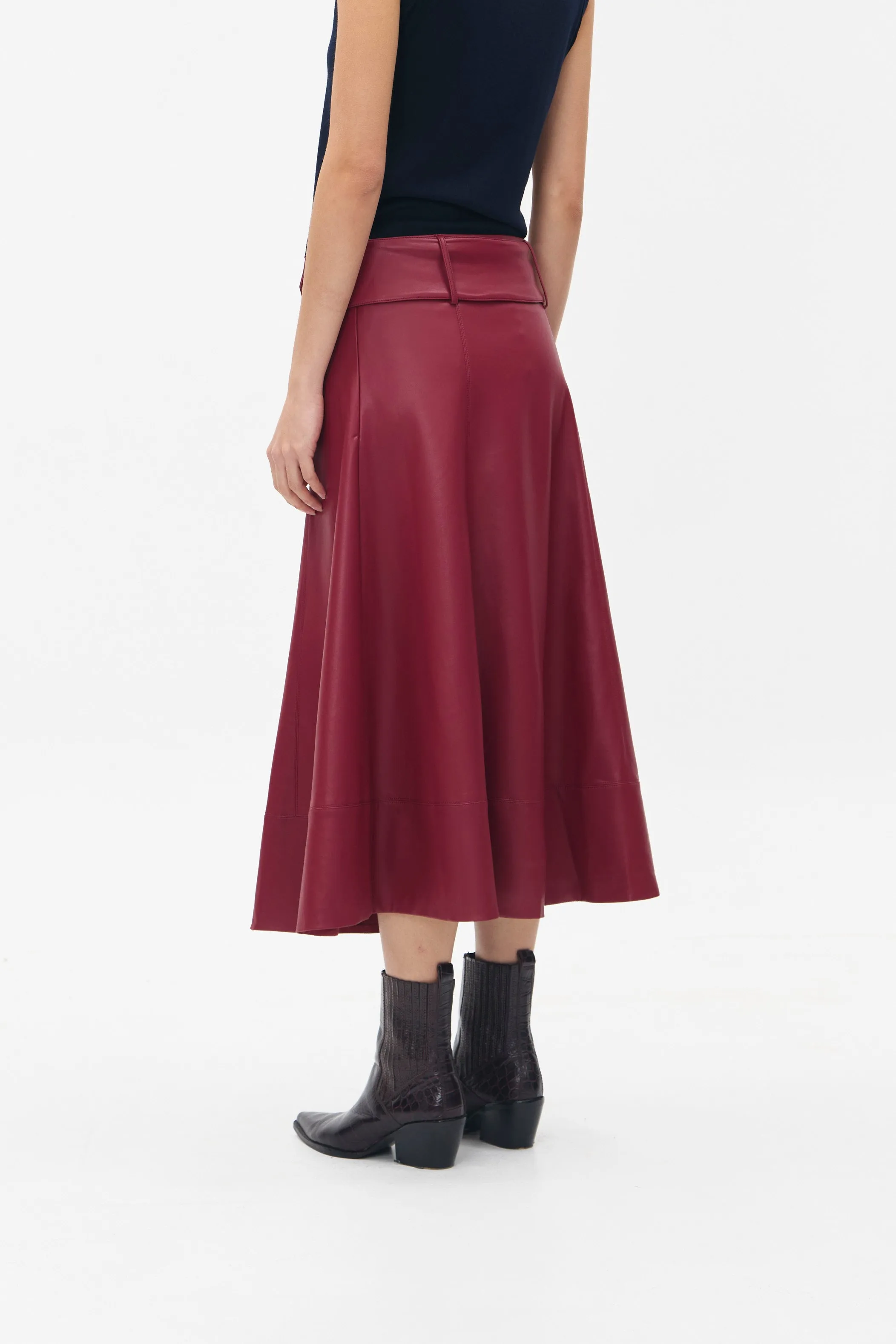 HORATIO SKIRT MAROON sold by Callie Cotton product image thumbnail 4