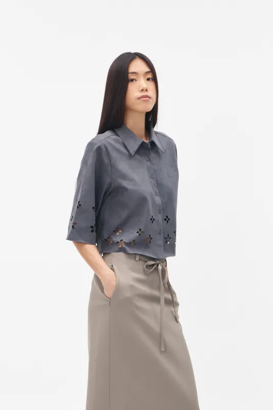 HYMN TOP GREY sold by Callie Cotton