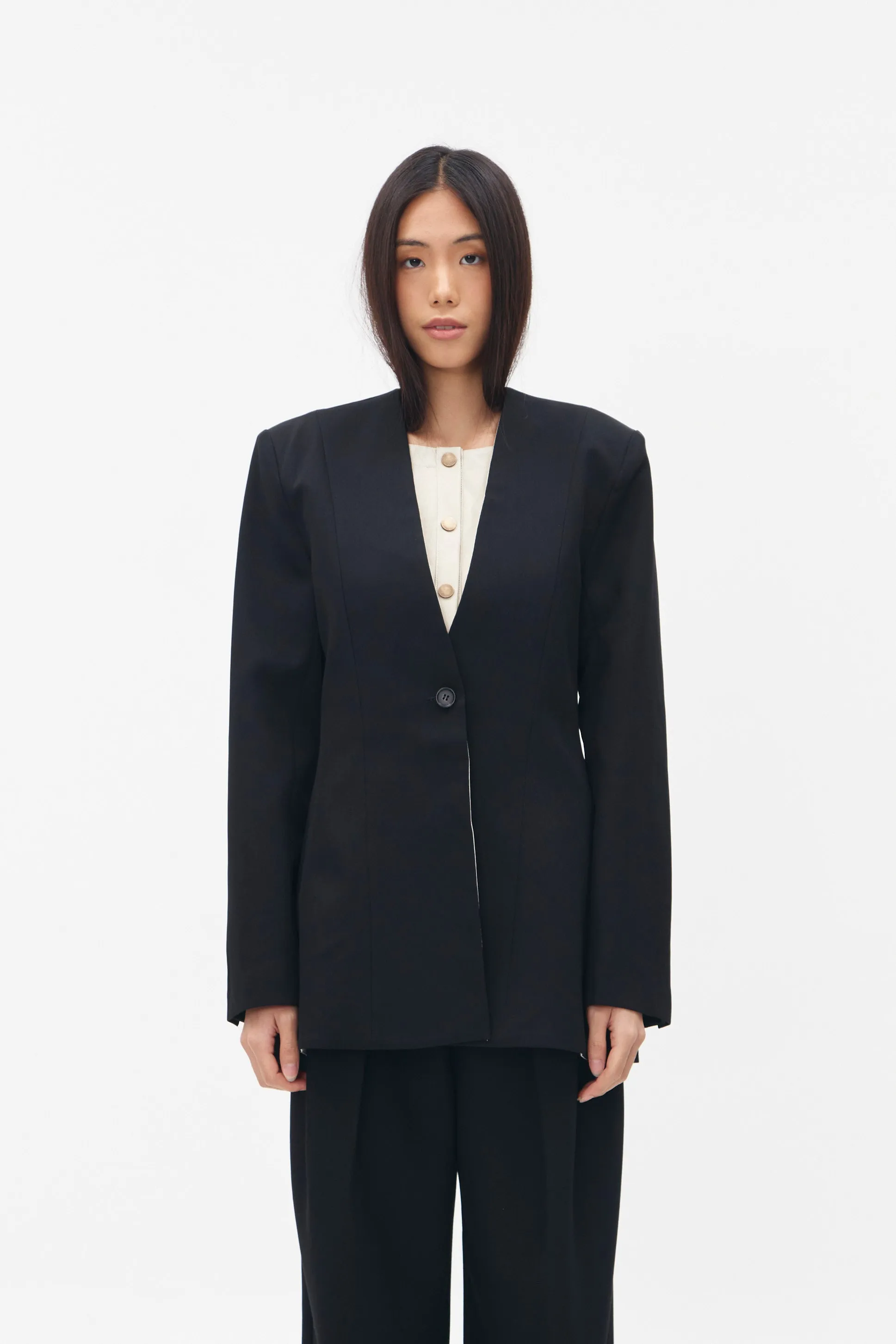 LUMIERE BLAZER BLACK sold by Callie Cotton product image thumbnail 4