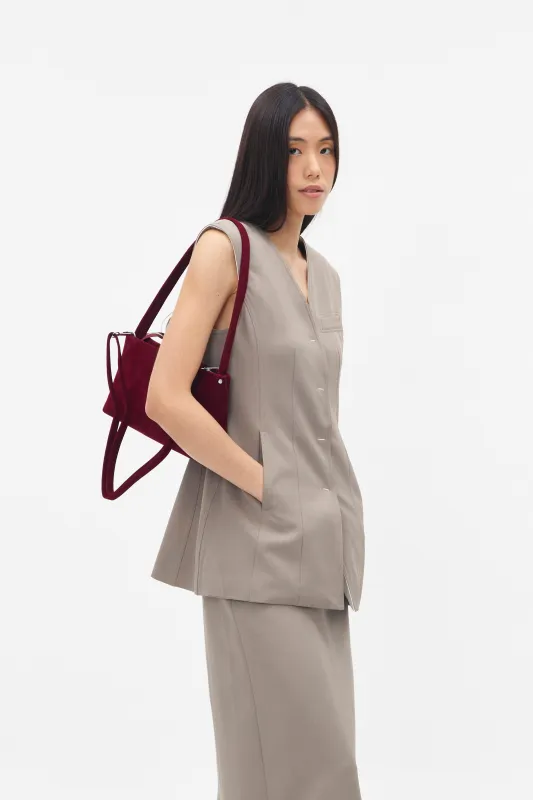 LUMIERE VEST GREY sold by Callie Cotton