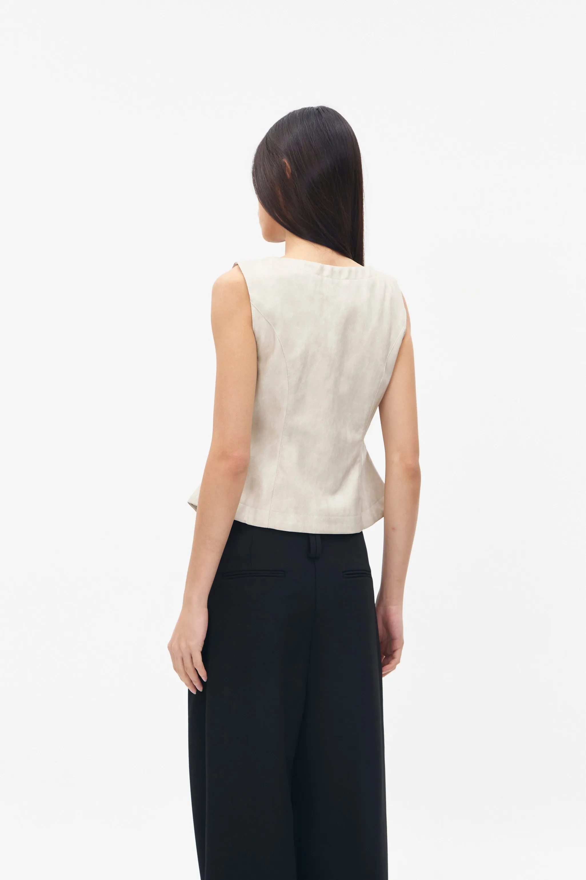 PIERRE TOP BEIGE sold by Callie Cotton product image thumbnail 5