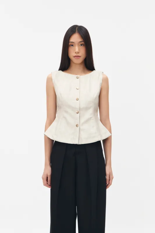 PIERRE TOP BEIGE sold by Callie Cotton