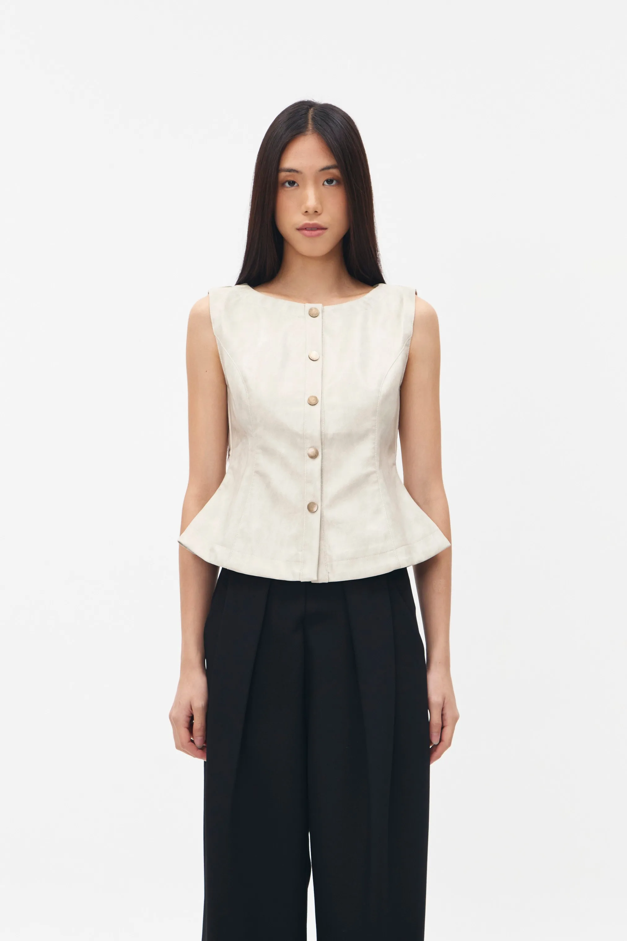 PIERRE TOP BEIGE sold by Callie Cotton