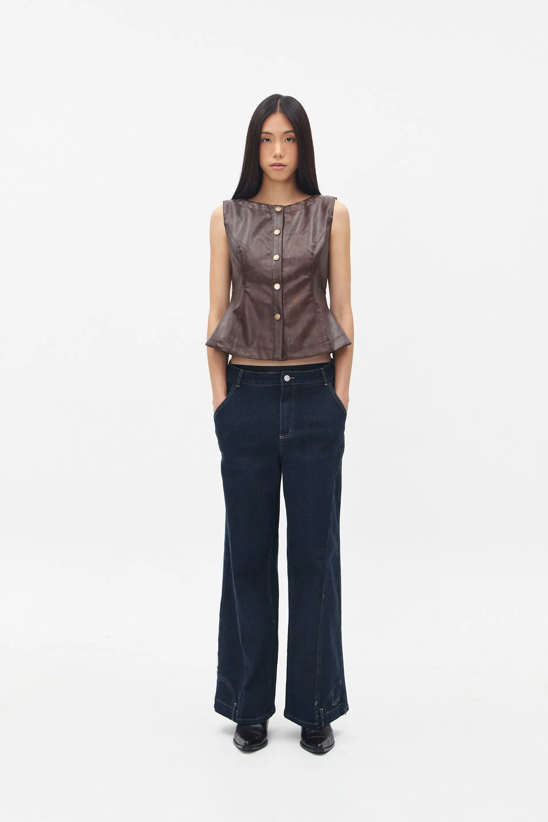 PIERRE TOP BROWN sold by Callie Cotton product image thumbnail 4
