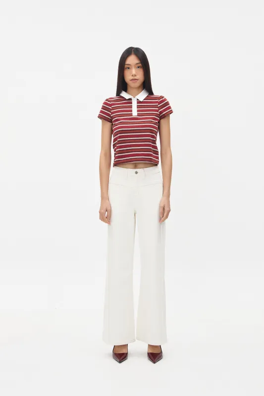 SAOIRSE JEANS WHITE sold by Callie Cotton