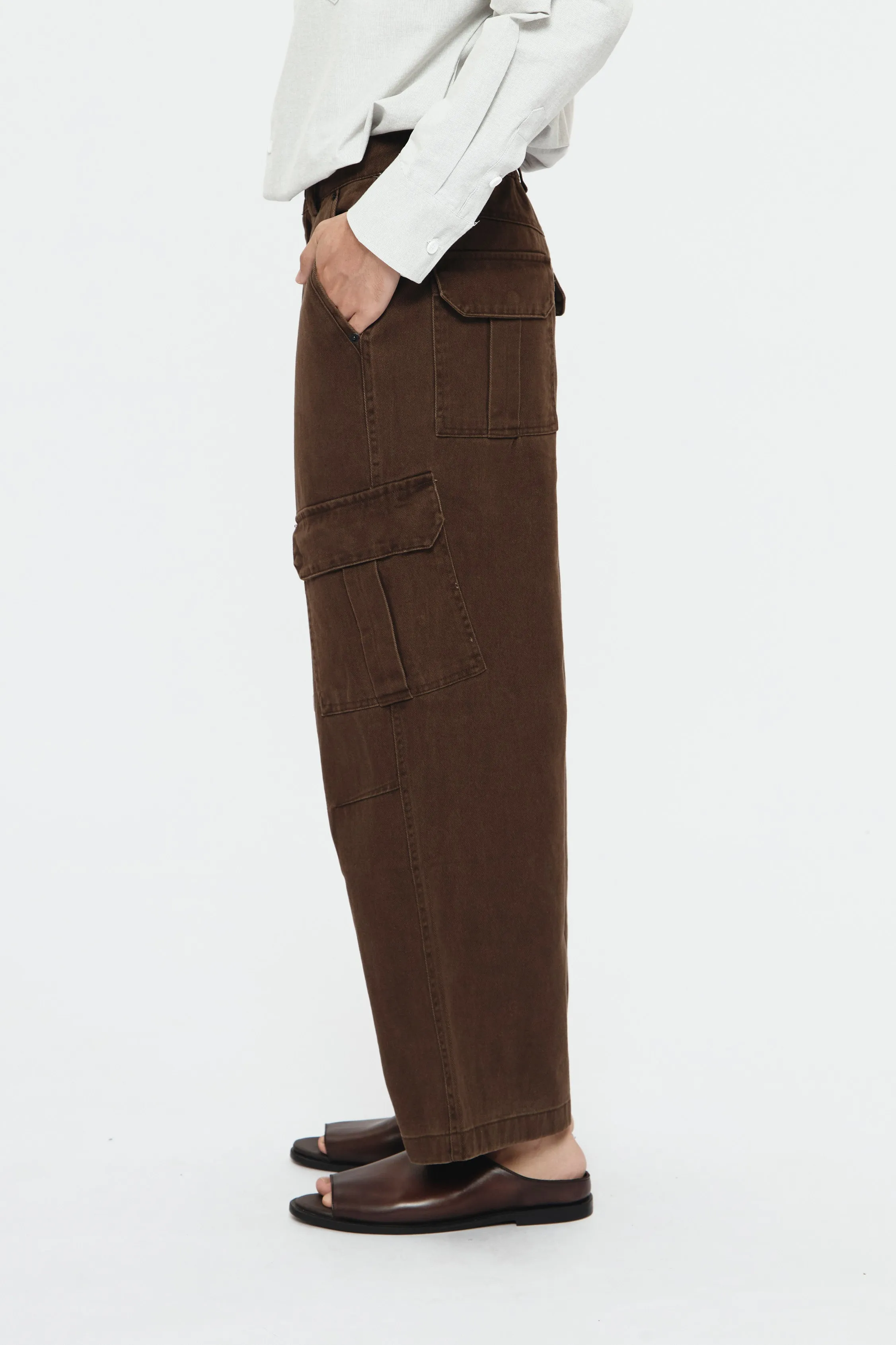 LUSAIL PANTS BROWN sold by Callie Cotton product image thumbnail 5