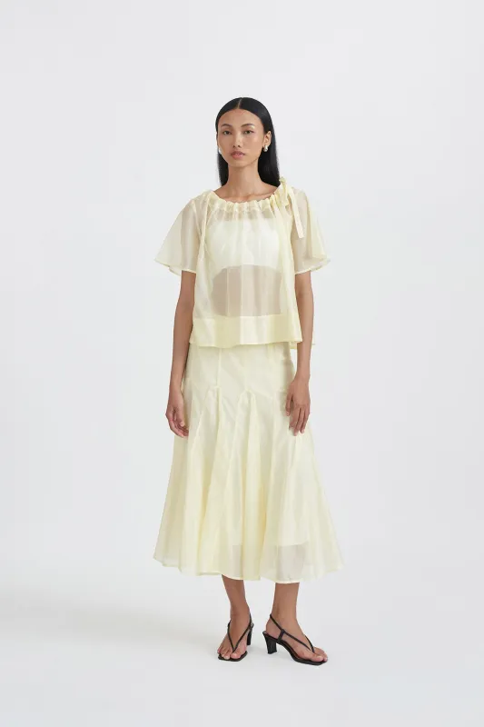 HAZE SKIRT YELLOW sold by Callie Cotton