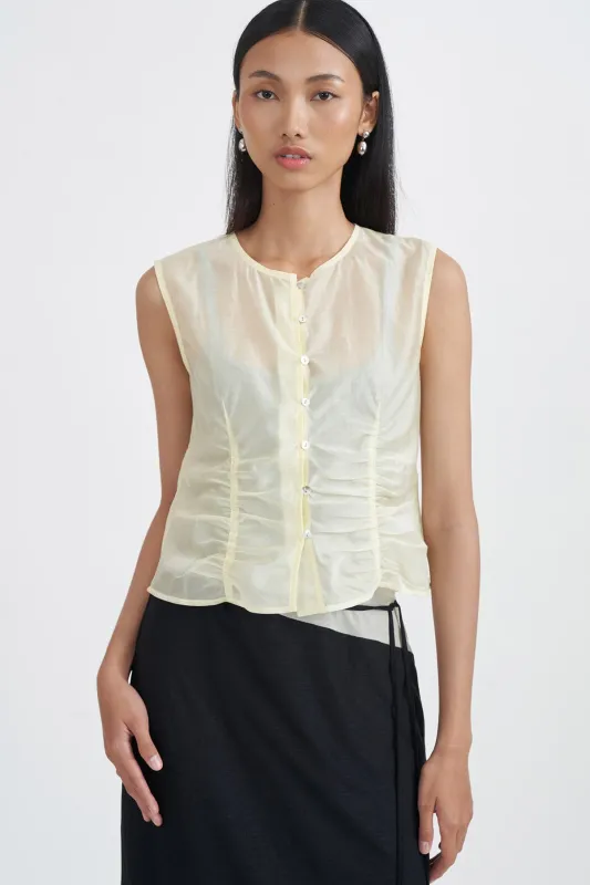 CHERISH TOP YELLOW sold by Callie Cotton