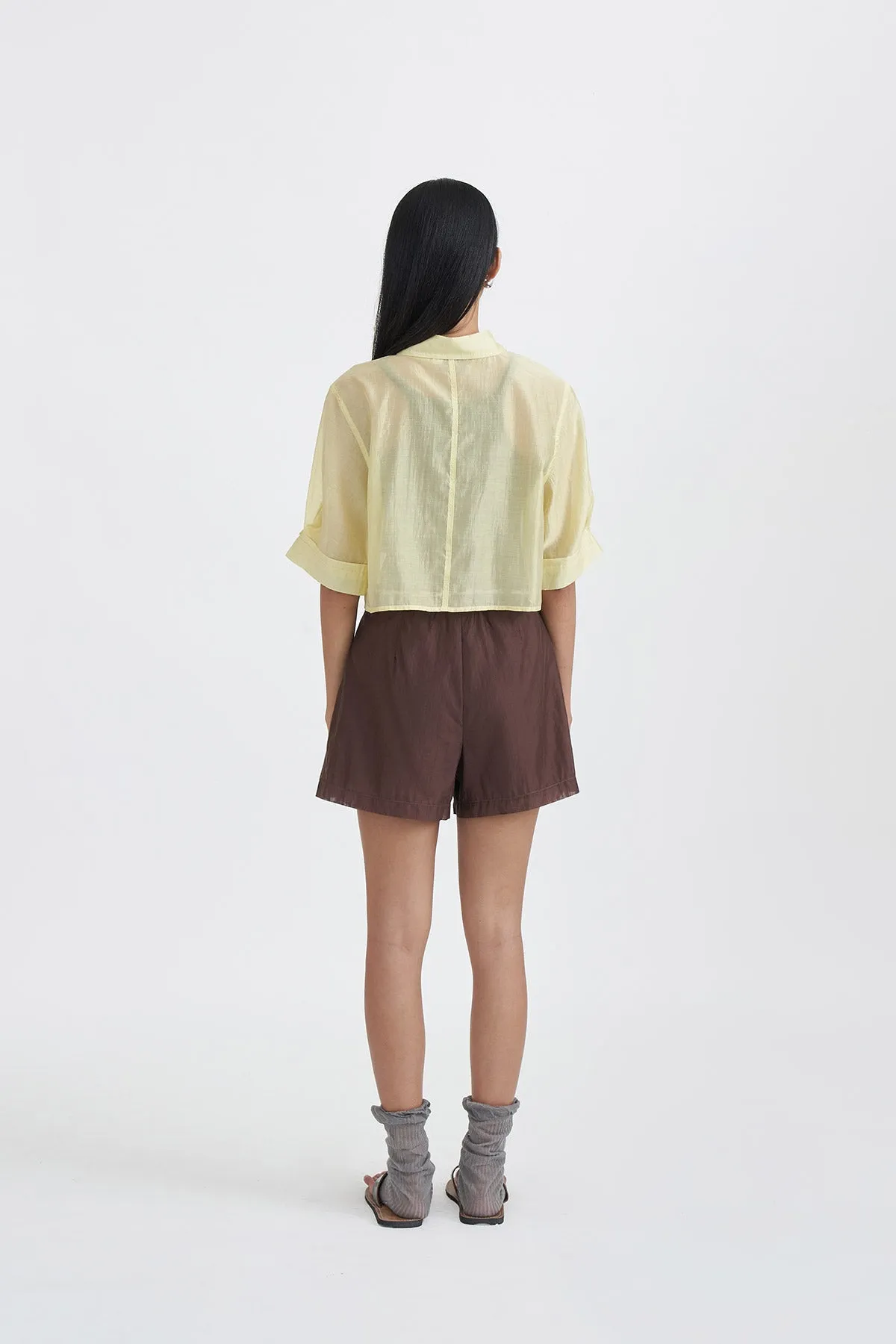 AURA PANTS BROWN sold by Callie Cotton product image thumbnail 5