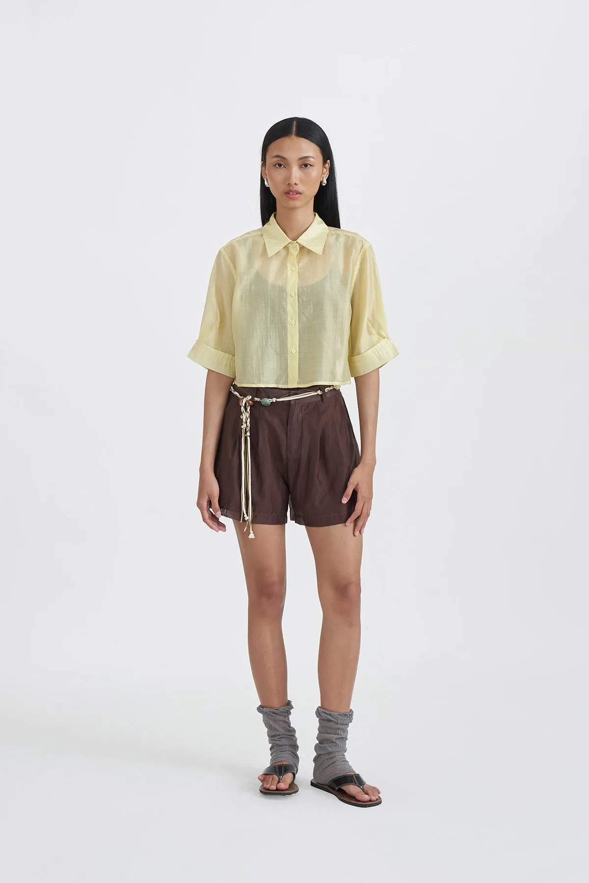 AURA PANTS BROWN sold by Callie Cotton