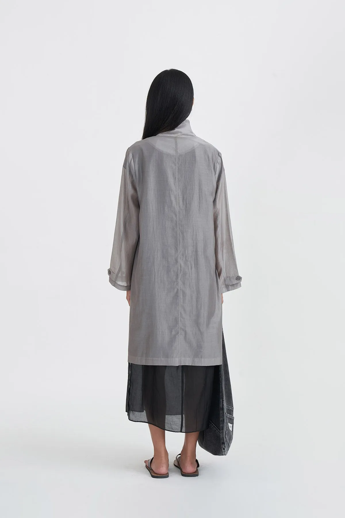 HARMONY COAT GREY sold by Callie Cotton product image thumbnail 5