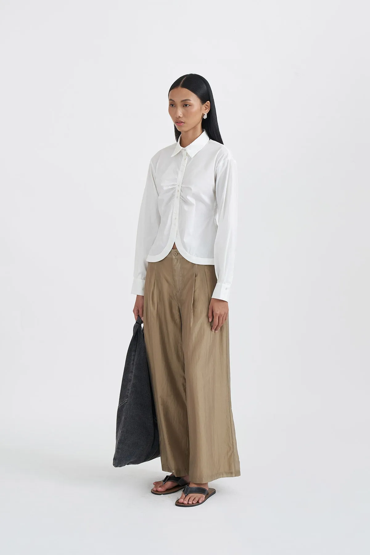 ARCADIA SHIRT WHITE sold by Callie Cotton product image thumbnail 3