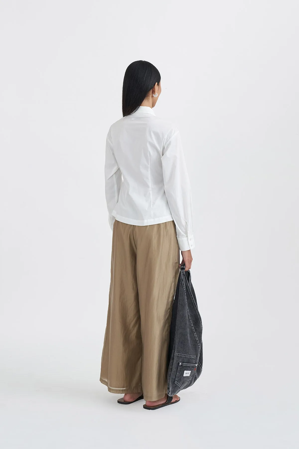 ARCADIA SHIRT WHITE sold by Callie Cotton product image thumbnail 4