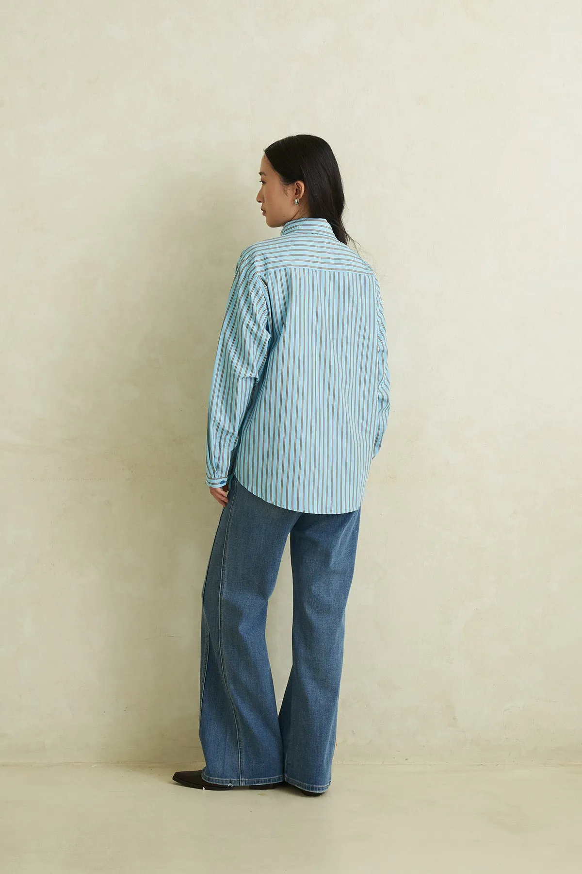 SPLASH SHIRT BLUE sold by Callie Cotton product image thumbnail 5