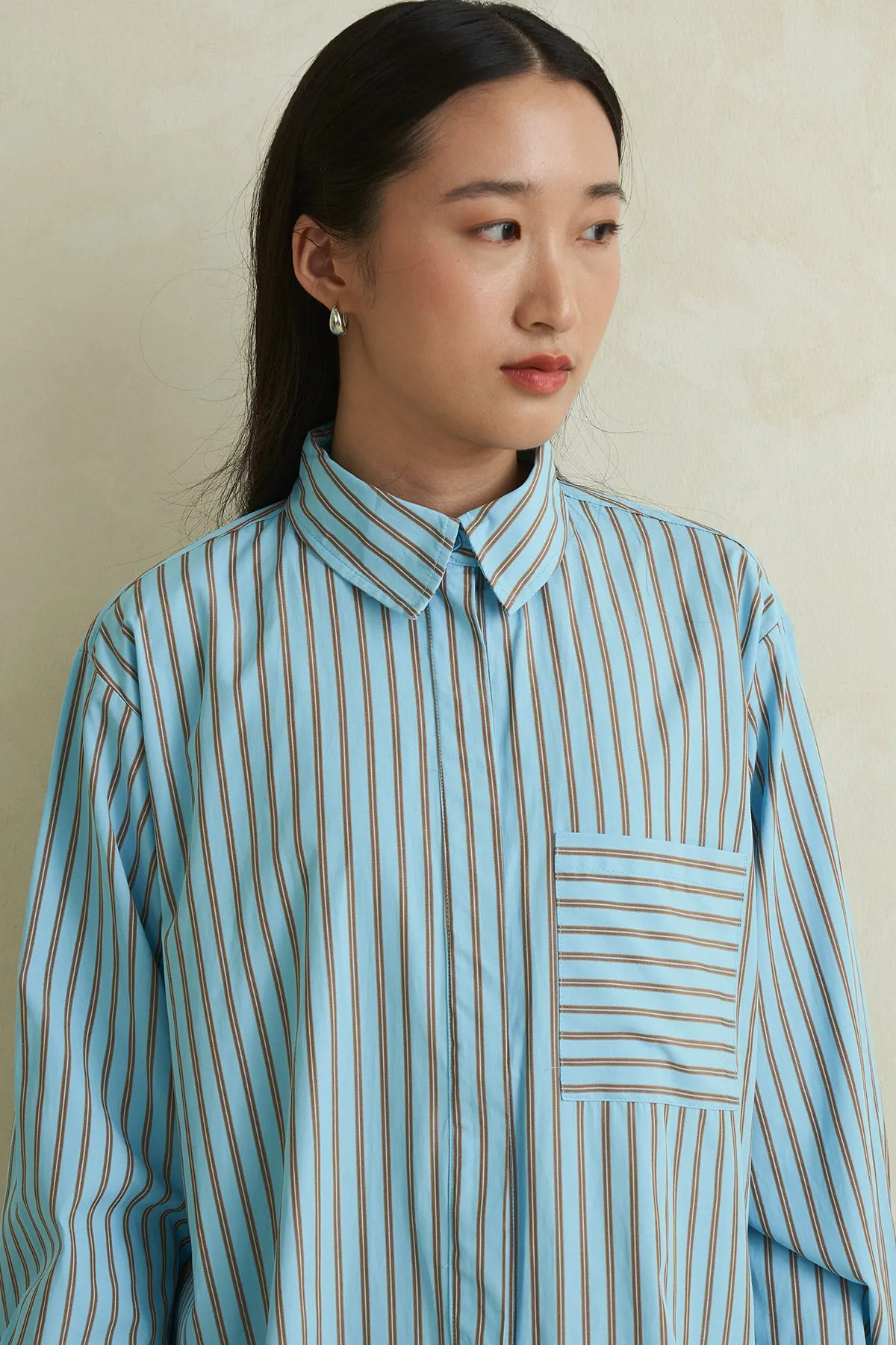 SPLASH SHIRT BLUE sold by Callie Cotton product image thumbnail 2