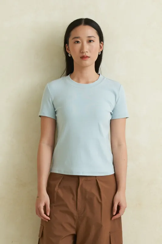 SEAFOAM TEE BLUE sold by Callie Cotton