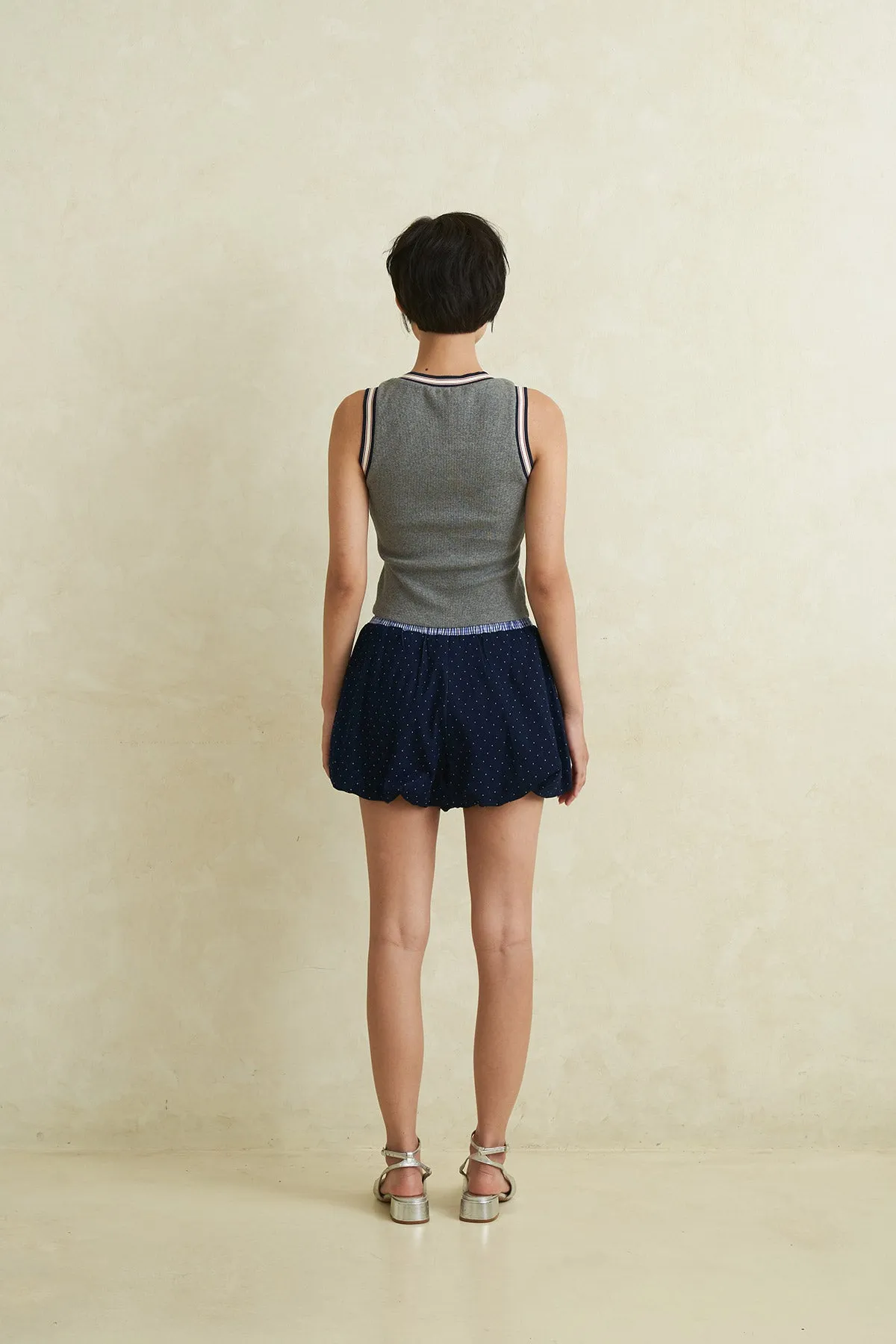 GLOW TANK DARK GREY sold by Callie Cotton product image thumbnail 4