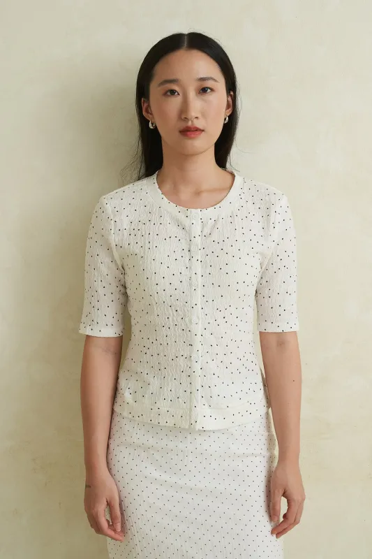 ETERA TOP WHITE made by Callie Cotton