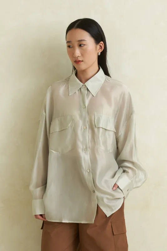 BRISA SHIRT GREEN sold by Callie Cotton