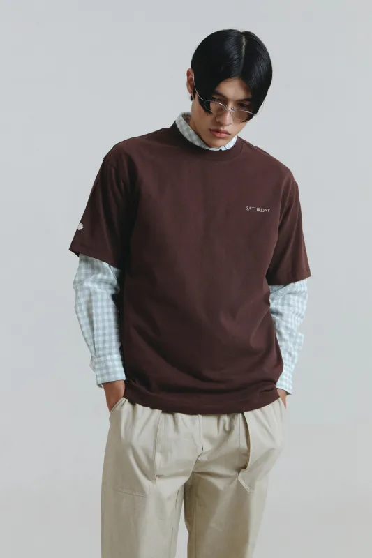 RIALTO T-SHIRT BROWN sold by Callie Cotton