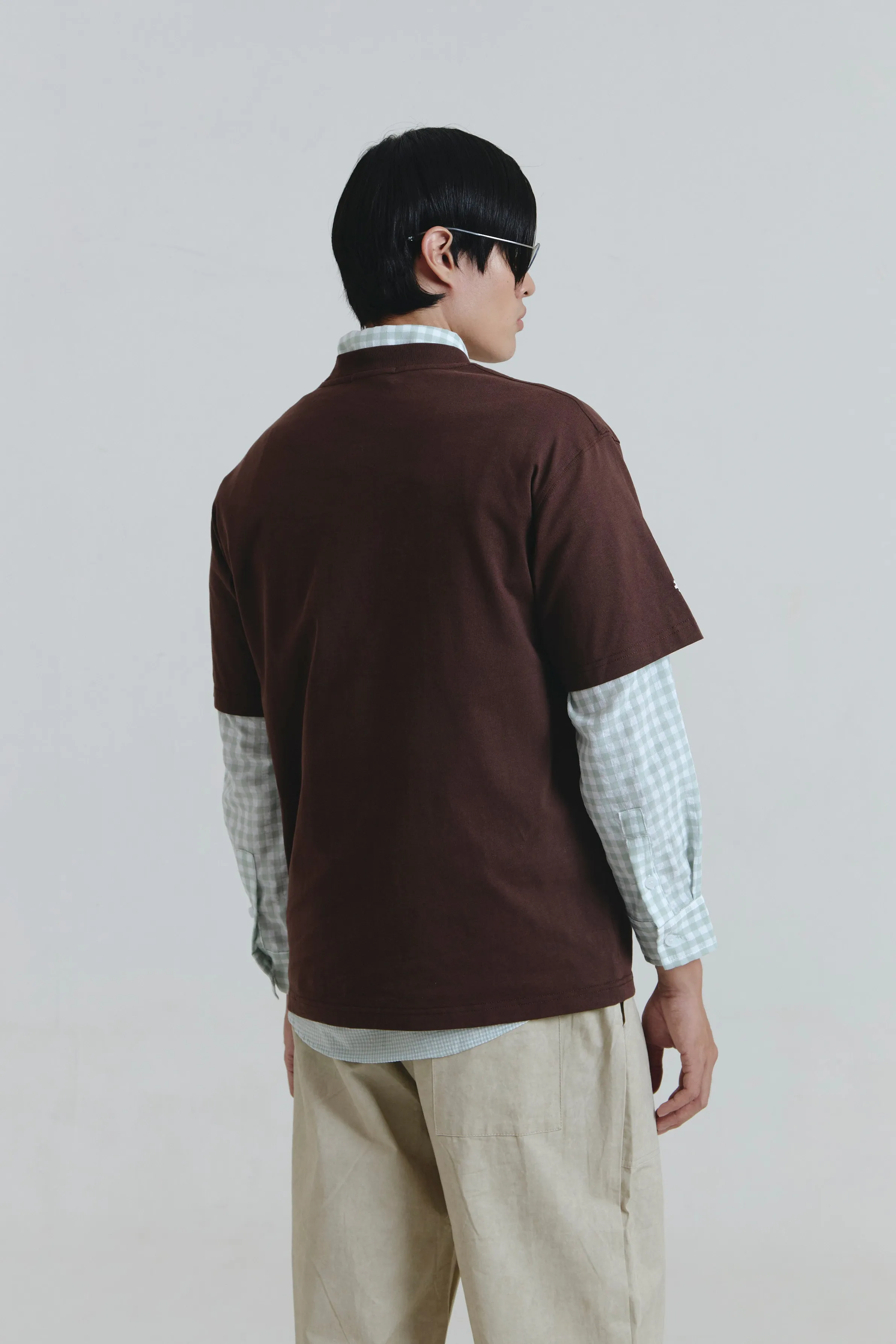 RIALTO T-SHIRT BROWN sold by Callie Cotton product image thumbnail 5