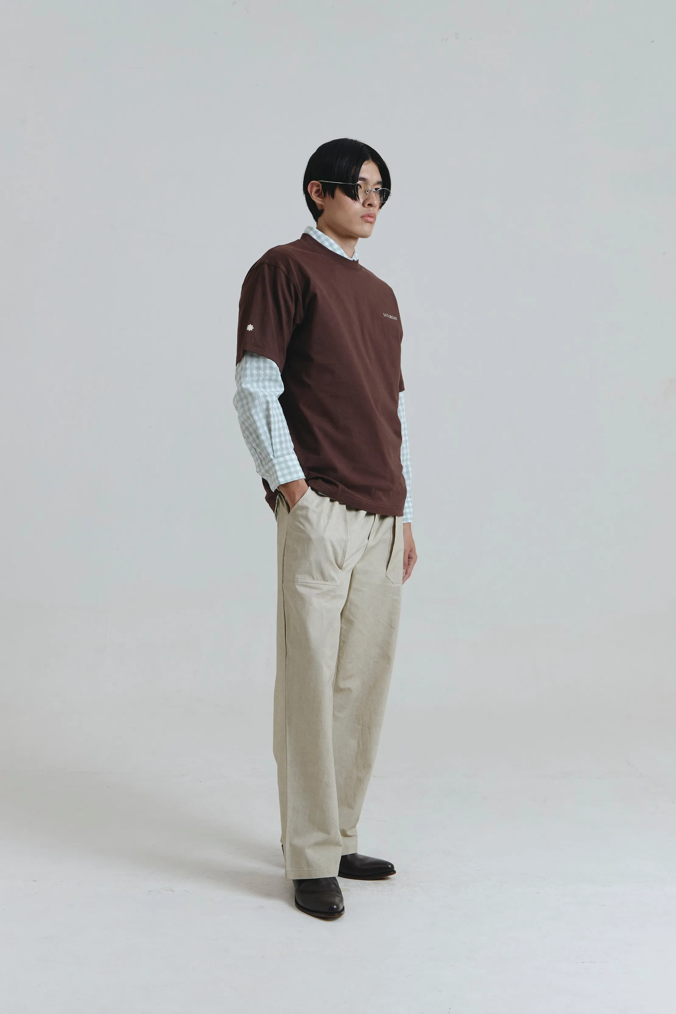 RIALTO T-SHIRT BROWN sold by Callie Cotton product image thumbnail 4