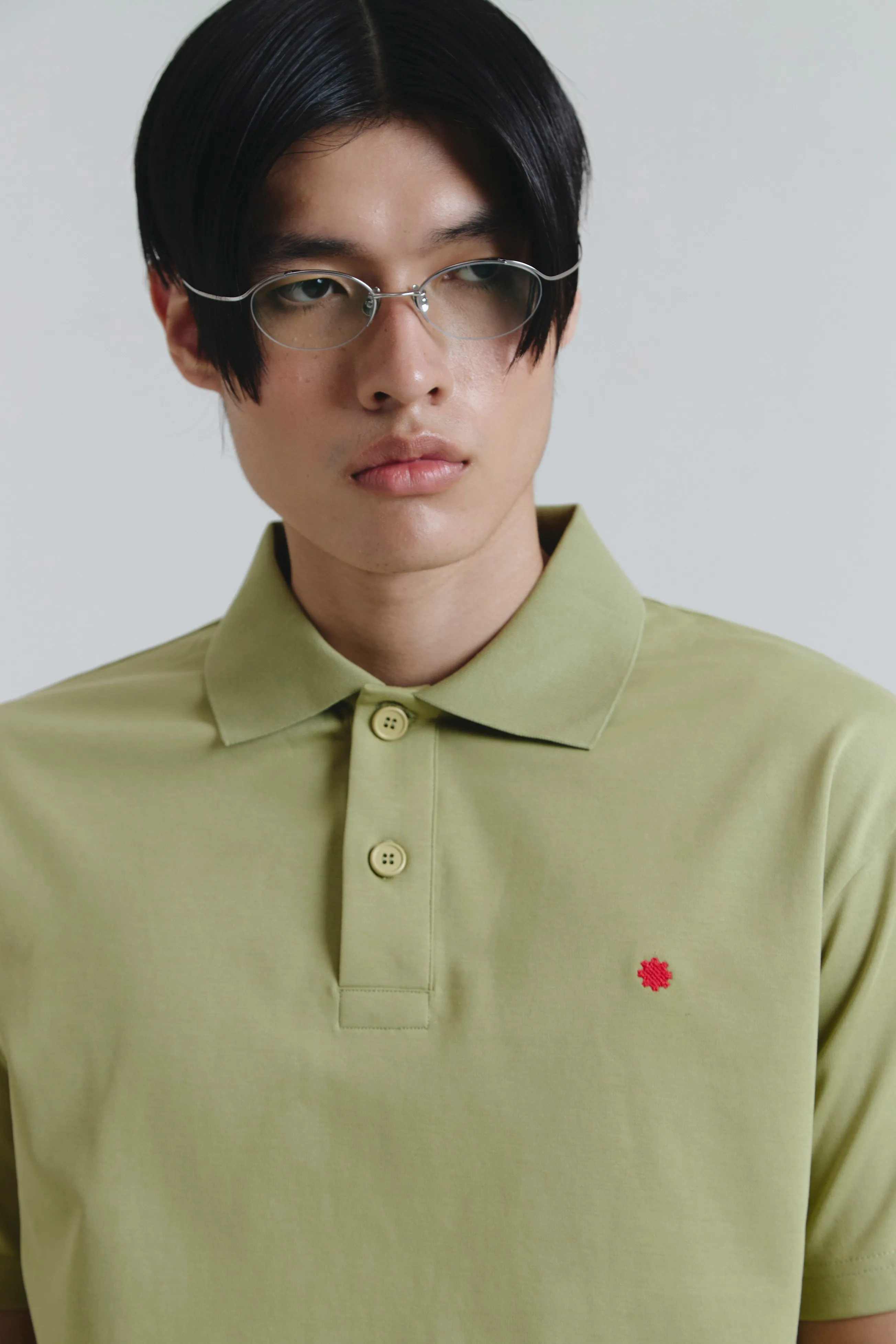 TWIZEL POLO SHIRT GREEN sold by Callie Cotton product image thumbnail 3