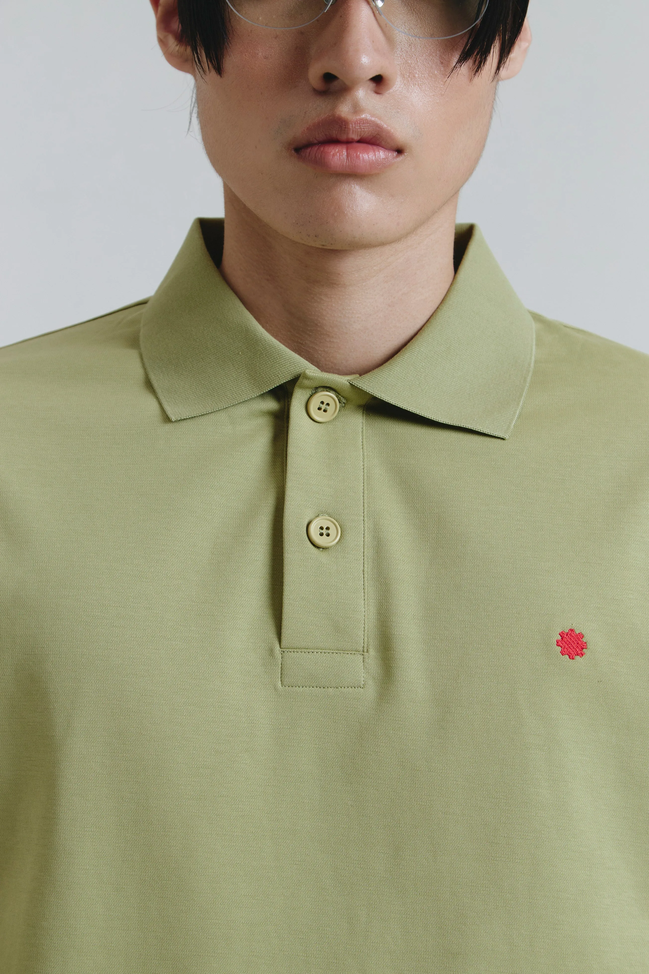 TWIZEL POLO SHIRT GREEN sold by Callie Cotton product image thumbnail 5