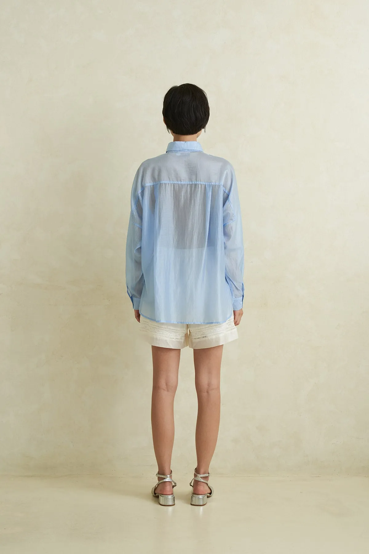 DAZZLE TOP BLUE sold by Callie Cotton product image thumbnail 5