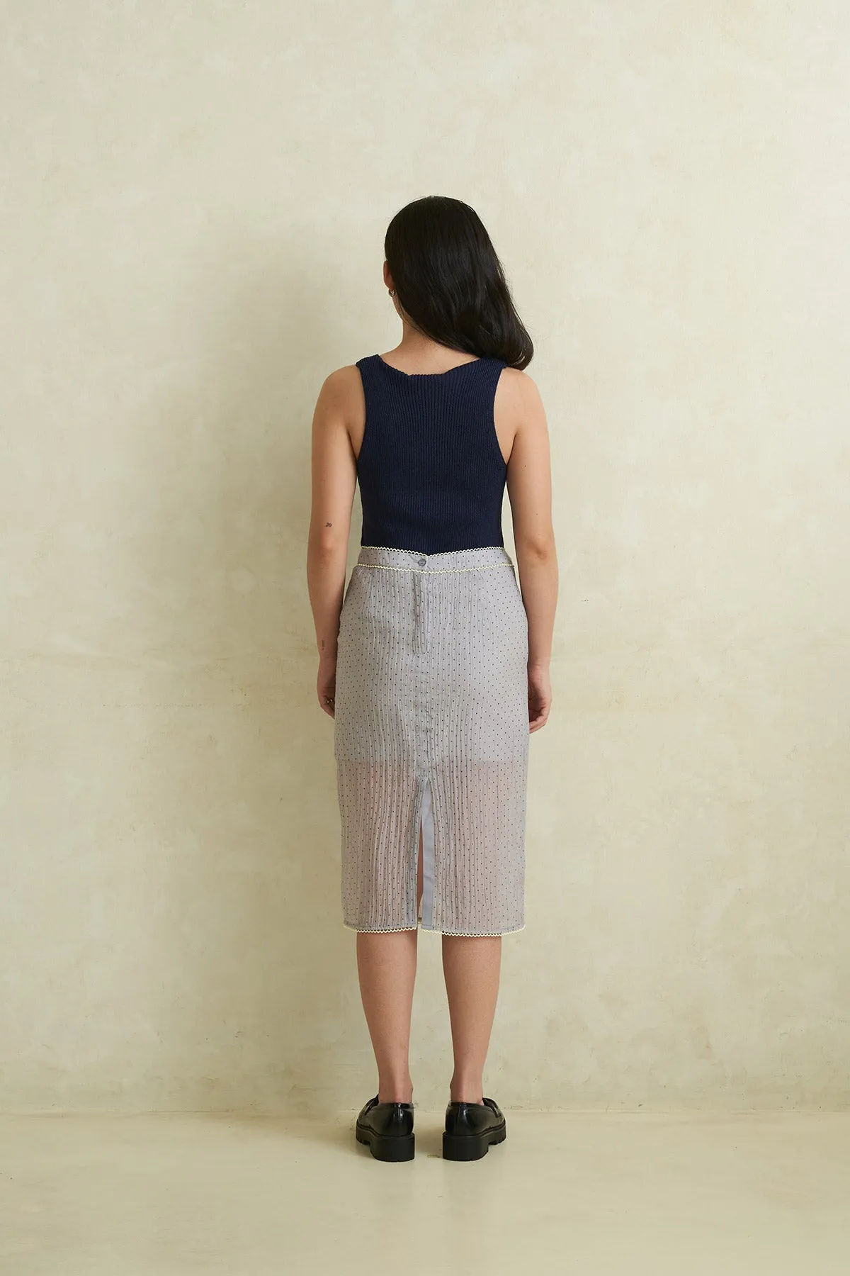 DEWDROP SKIRT GREY sold by Callie Cotton product image thumbnail 5