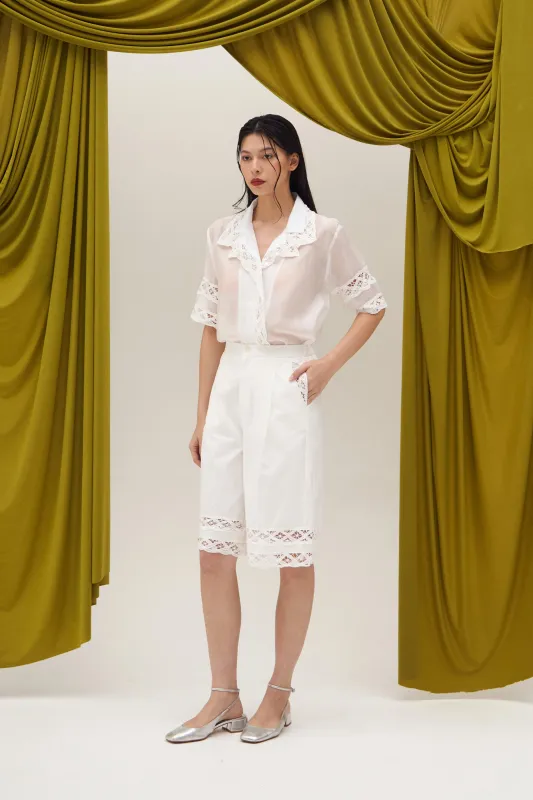 SELESTIA PANTS WHITE sold by Callie Cotton