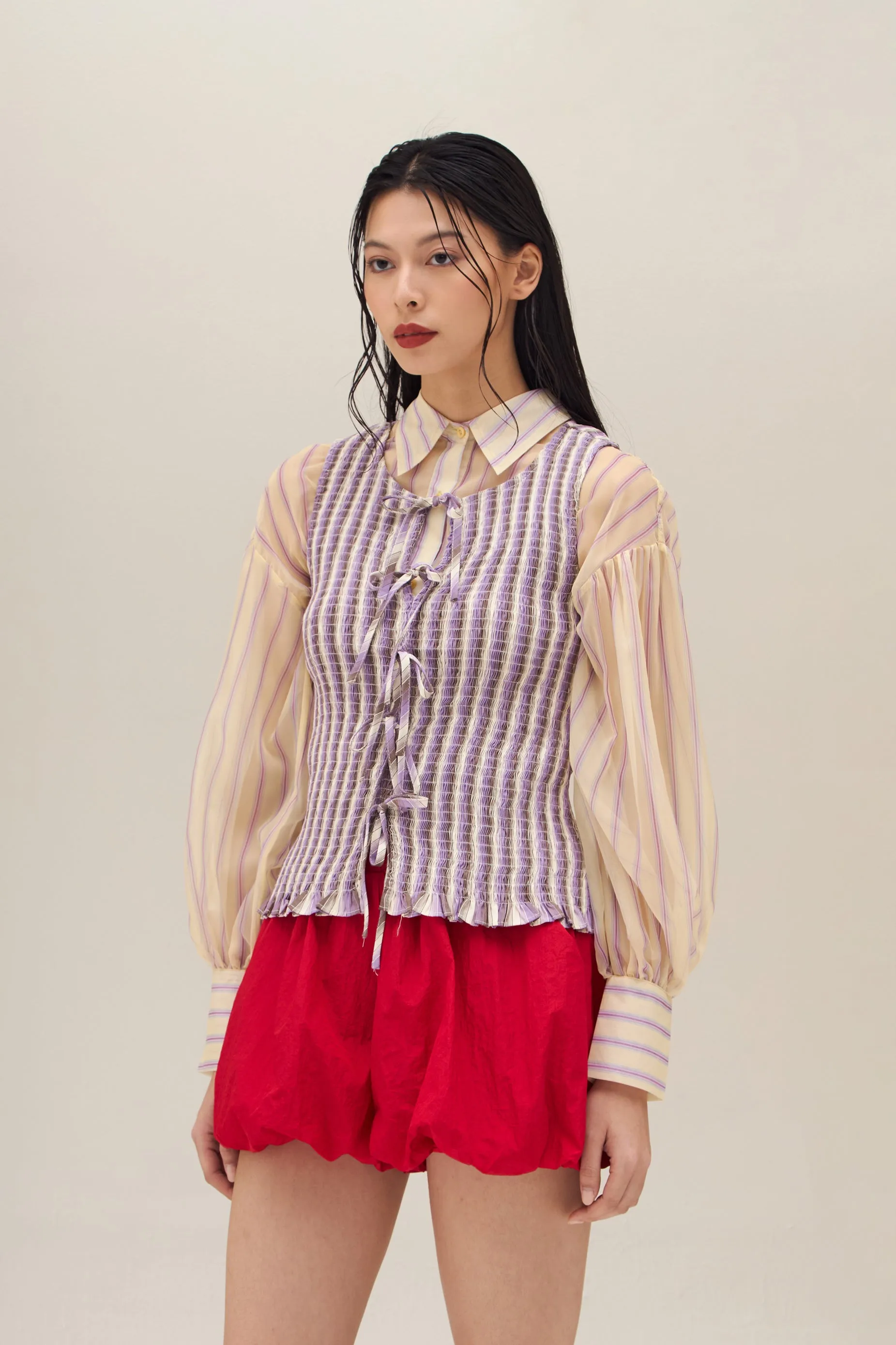 CRESSIDIA TOP PURPLE sold by Callie Cotton