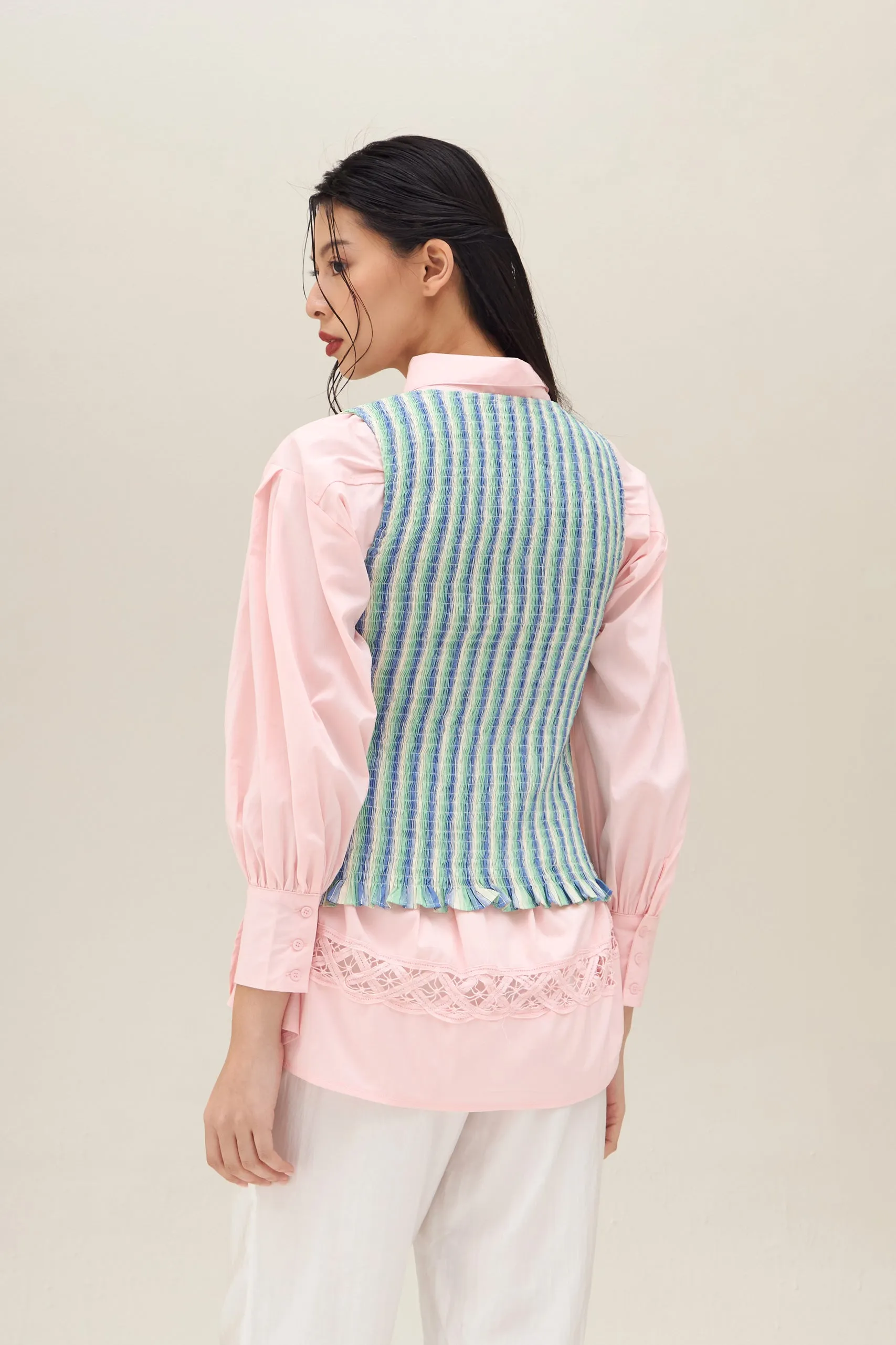 CRESSIDIA TOP GREEN sold by Callie Cotton product image thumbnail 4